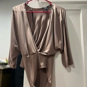 Elegant Tan Bodysuit - Women Intimates & Sleepwear